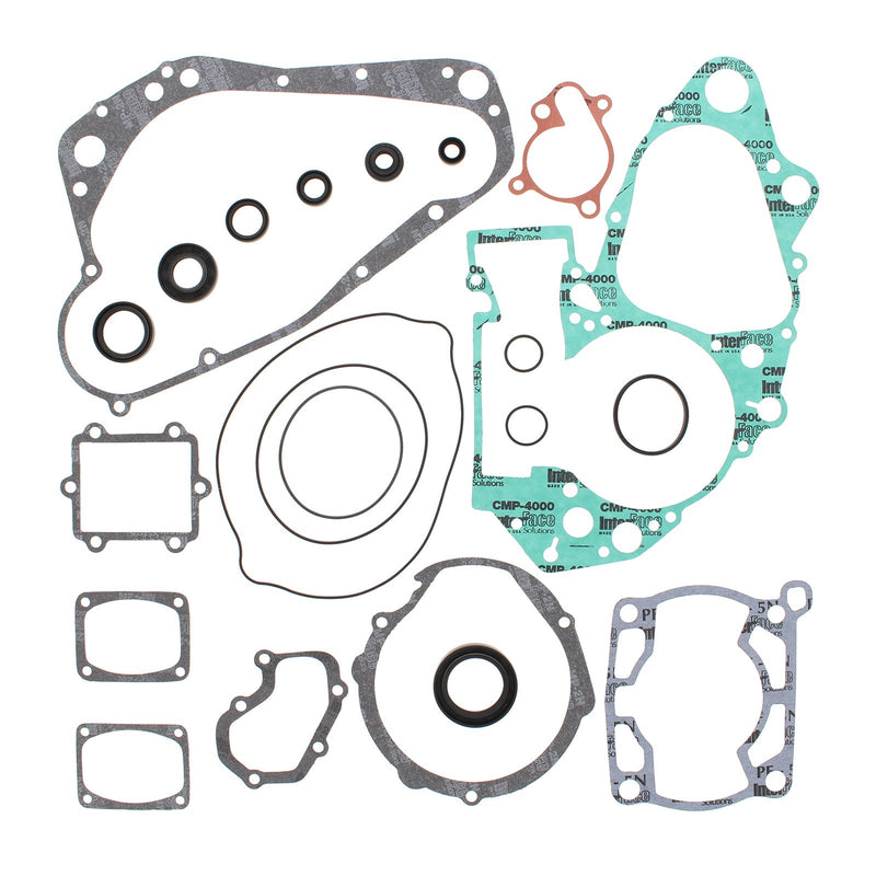 VERTEX COMPLETE GASKET SET W/ OIL SEALS SUZ RM250 92-93