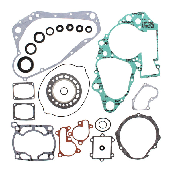 VERTEX COMPLETE GASKET SET W/ OIL SEALS SUZ RMX250 89-94