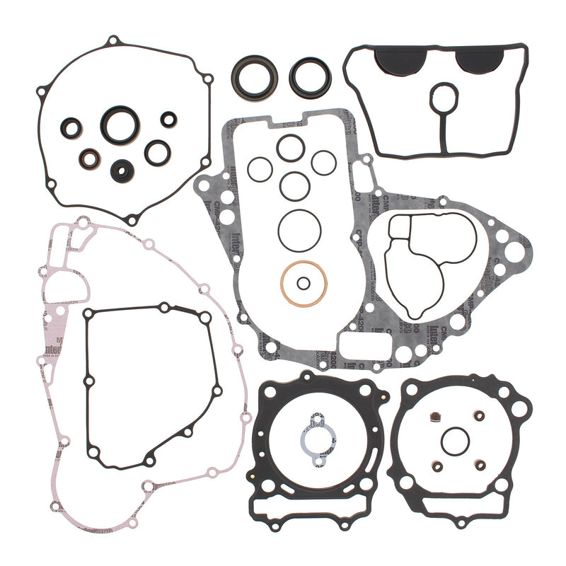 VERTEX COMPLETE GASKET SET W/ OIL SEALS SUZ RMZ450 08-19