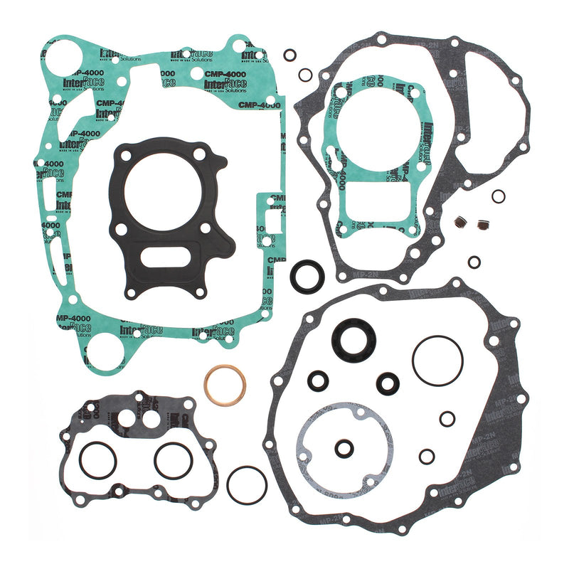 VERTEX COMPLETE GASKET SET W/ OIL SEALS HON TRX250TE 02-16