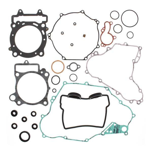 VERTEX COMPLETE GASKET SET W/ OIL SEALS KAW KFX450R 08-14