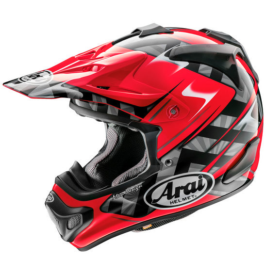 Arai VX-PRO 4 SCOOP Black/Red Off Road Helmet Size Small 55cm 56cm