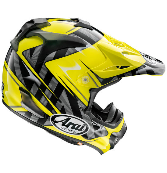 Arai VX-PRO 4 SCOOP Black/Yellow Size Off Road Helmet Small 55cm 56cm