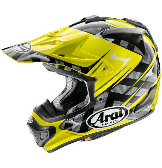 Arai VX-PRO 4 SCOOP Black/Yellow Size Off Road Helmet Small 55cm 56cm