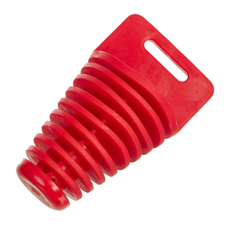 Whites Motorcycle Parts Exhaust Plug - Red Large