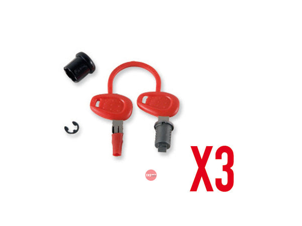 Givi 3 Lock & Key Set (not V46 V35 E52) Z228