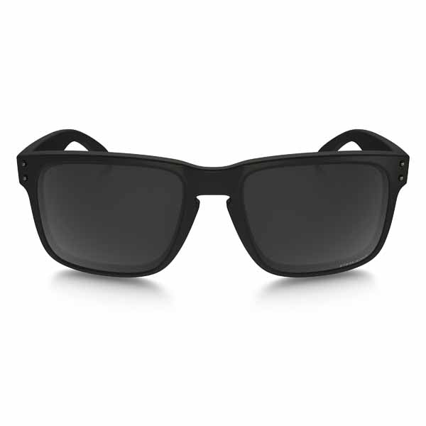 OA-OO9102-D655 - Oakley Holbrook polarised sunglasses in Matte Black frame with Prizm Black Polarised lens