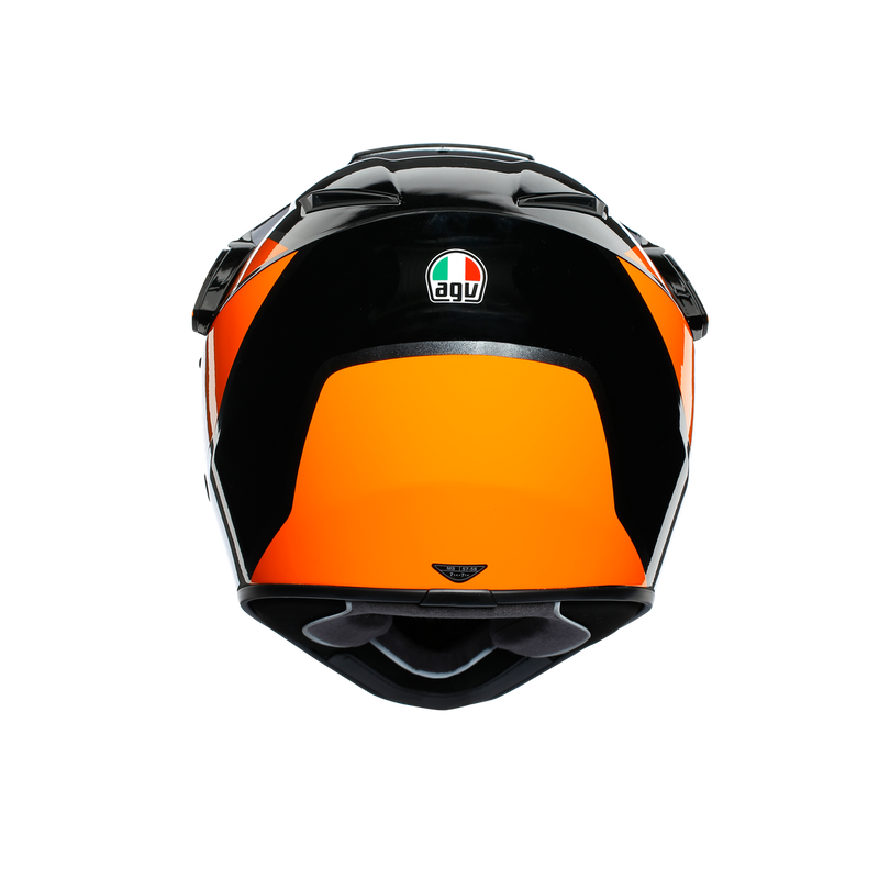 AGV AX9 Trail Gunmetal Orange Adventure Helmet Size Small 56cm