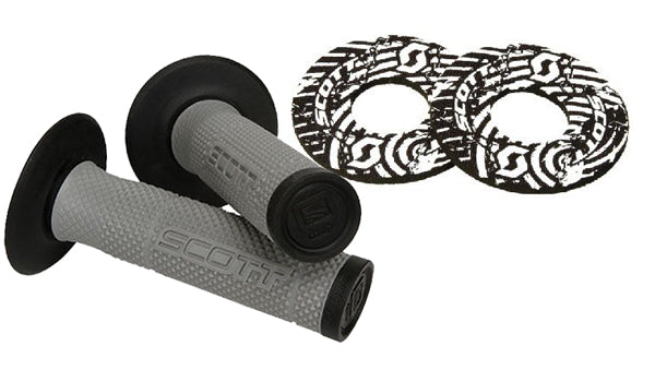 Scott Grips Sxii Gry/blk W/donuts Grey/black Double Density