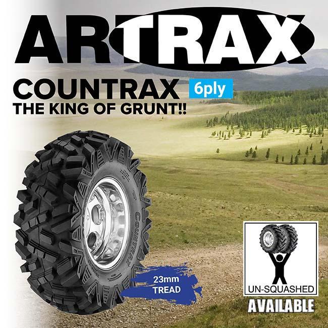 Artrax Countrax 6ply Tyre 25x8-12 AT1301F Countrax- TL ATV Tyres