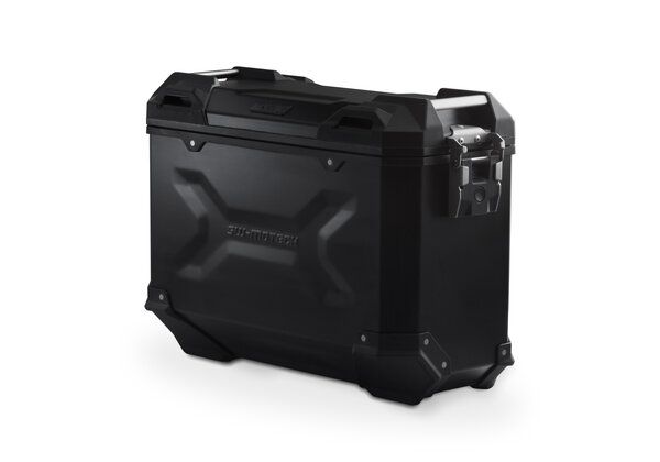 Sw Motech Trax Adv Side Case Right Medium Aluminum Black