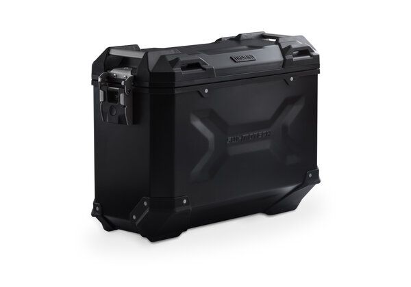 Sw Motech Trax Adv Side Case Left Medium Aluminum 37L Black