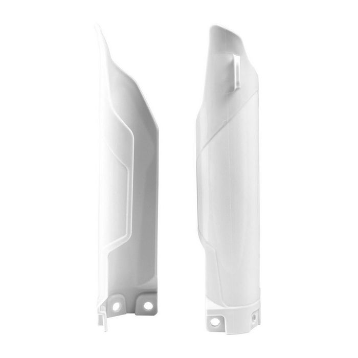 Rtech Fork Protectors - Guards KX85 14-21 KX100 White