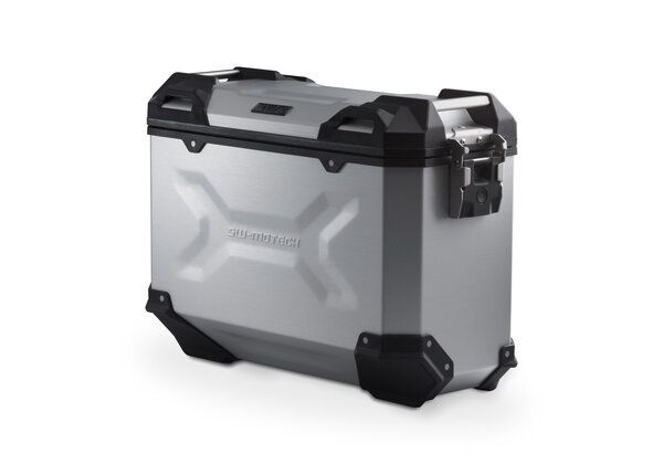 Sw Motech Trax Adv Side Case Right Medium Aluminum 37L Silver