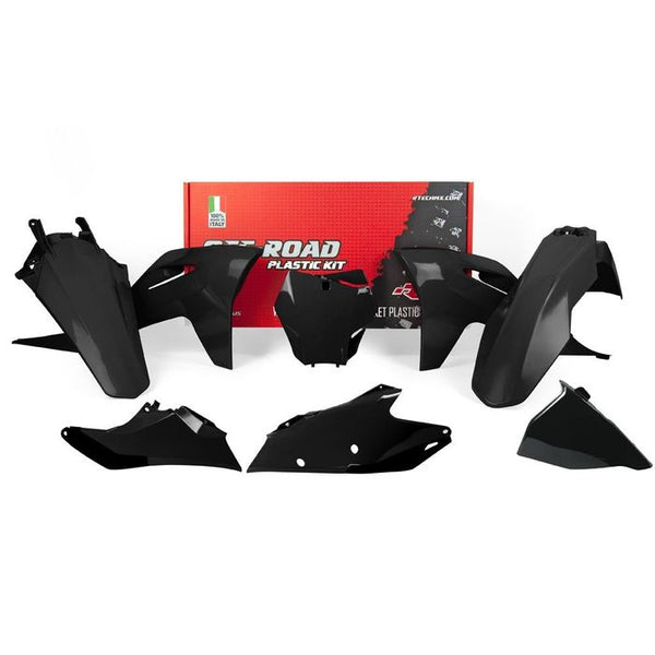 Rtech Plastics Kit Gasgas MC125 MC250 MC250F MC350F MC450F 21-22 Black