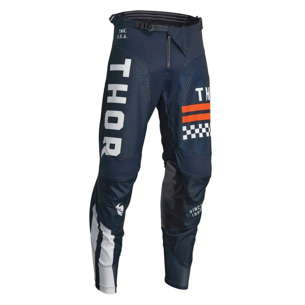 Thor MX Pants S23 Pulse Combat Midnight vintage White 34 Inch