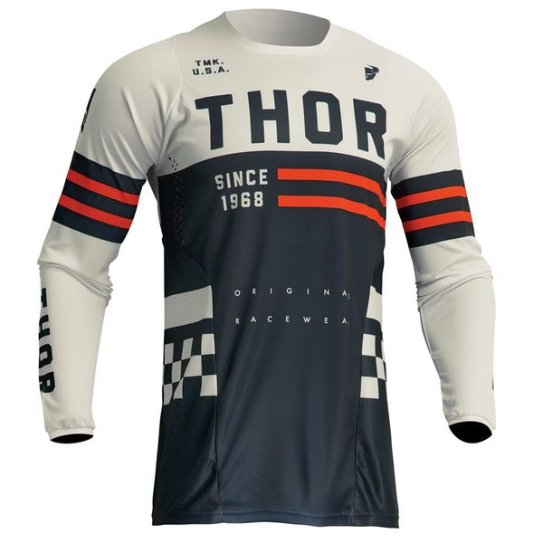 Thor MX Jersey S23 Pulse Combat Midnight white Large