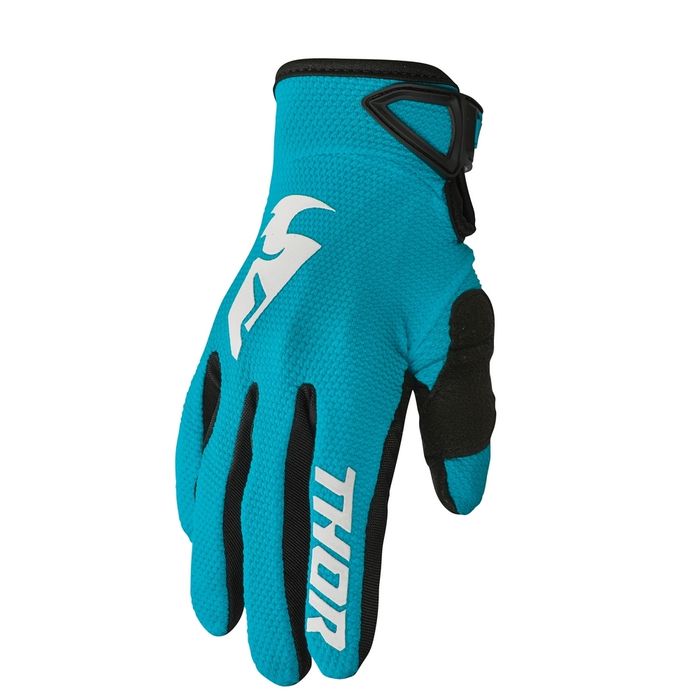 Thor MX Glove S23 Sector Women Aqua white Small