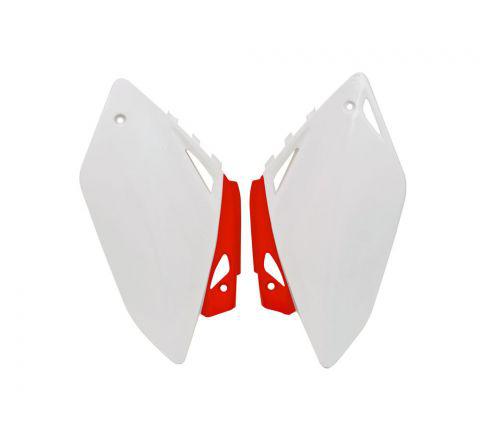 Rtech Sidepanels CRF450R 07-08 White Red