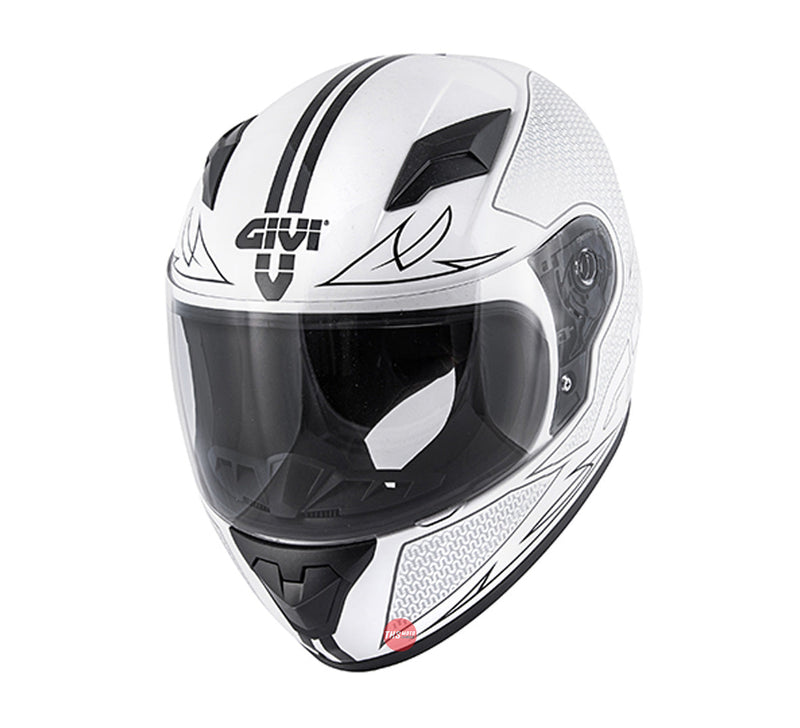 Givi J04 Junior White / Black Road Helmet Size Youth Large 54cm