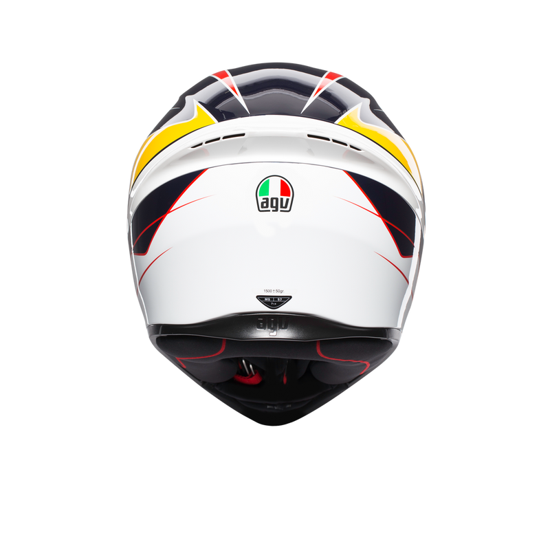 AGV K1 Pitlane Blue Red Yellow Road Helmet Size Medium Small 57cm