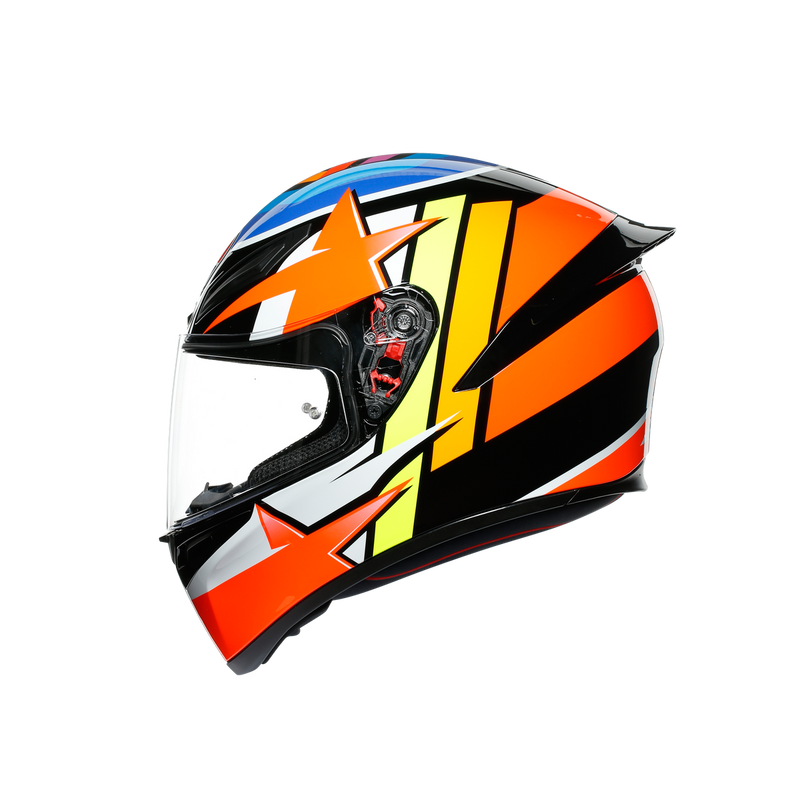 AGV K1 Rodrigo Orange Blue Road Helmet Size Medium Small 57cm