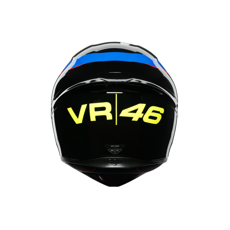 AGV K1 Rossi Vr46 Sky Racing Team Black Blue Road Helmet Size Large 60cm