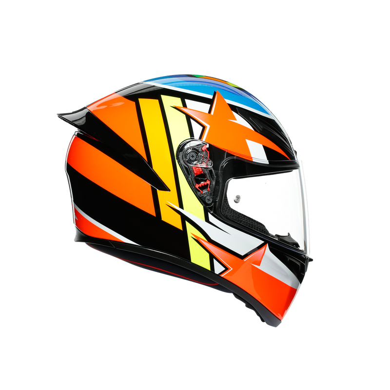 AGV K1 Rodrigo Orange Blue Road Helmet Size Medium Small 57cm