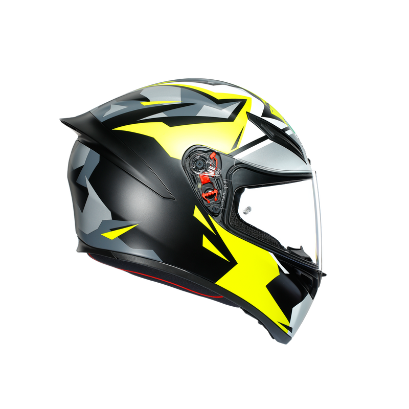 AGV K1 Mir 2018 Yellow Black White Road Helmet Size XL 62cm