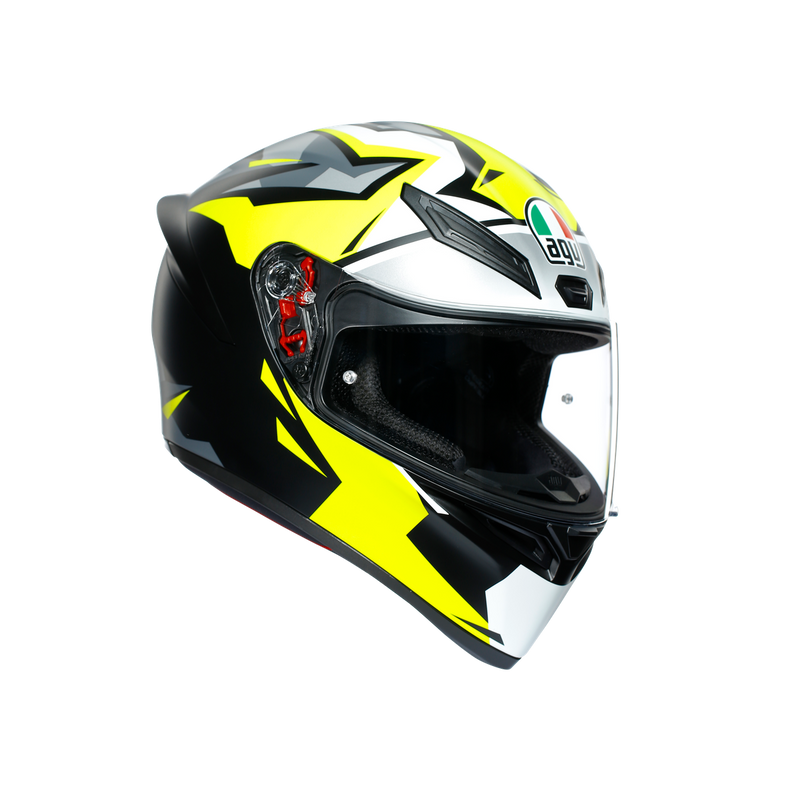 AGV K1 Mir 2018 Yellow Black White Road Helmet Size Medium Small 57cm