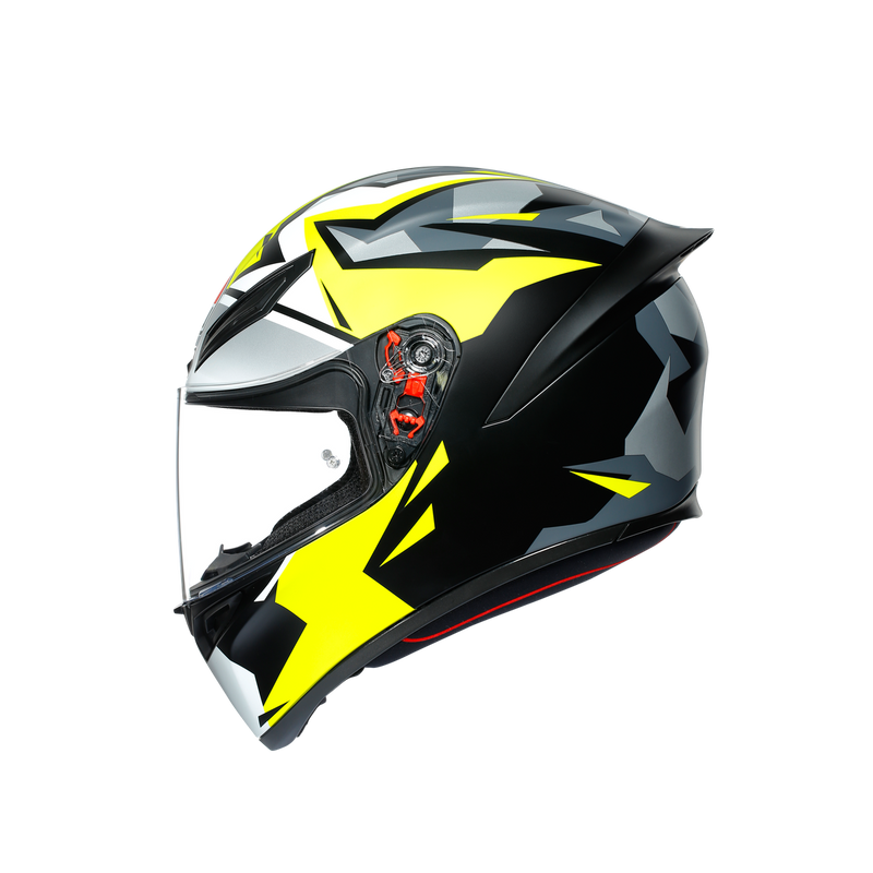 AGV K1 Mir 2018 Yellow Black White Road Helmet Size 2XL 64cm