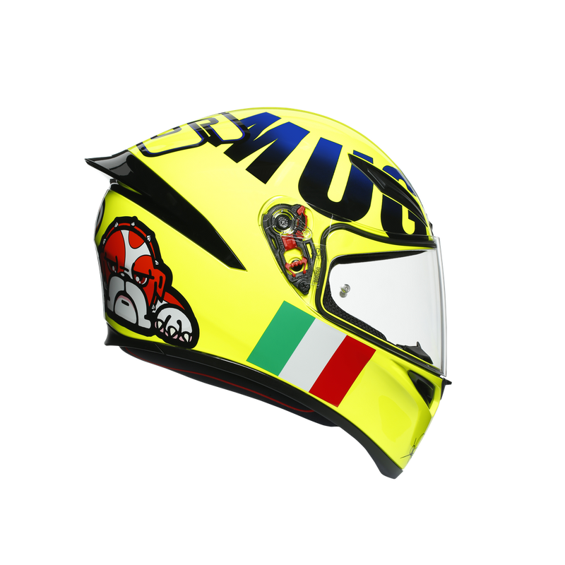 AGV K1 Rossi Mugello 2016 Hi Vis Yellow Road Helmet Size Medium Large 58cm