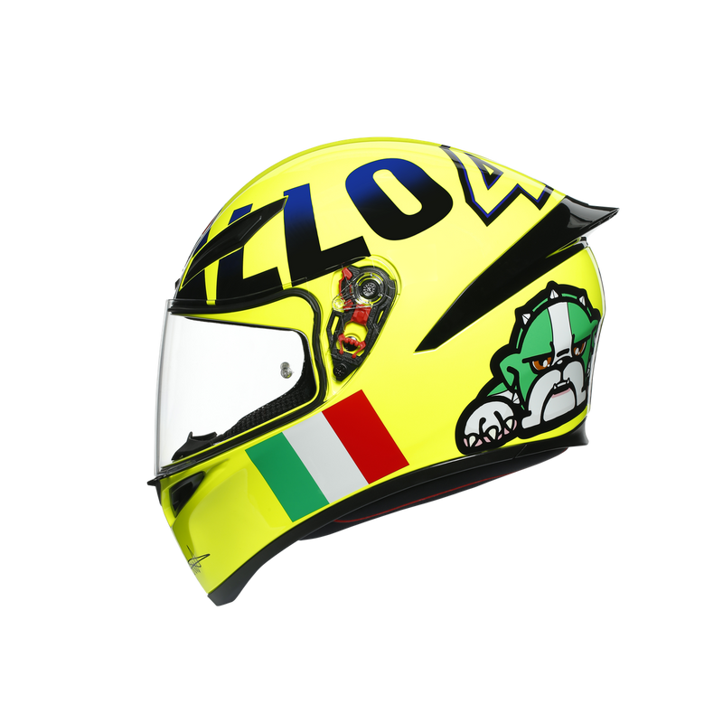 AGV K1 Rossi Mugello 2016 Hi Vis Yellow Road Helmet Size Small 56cm