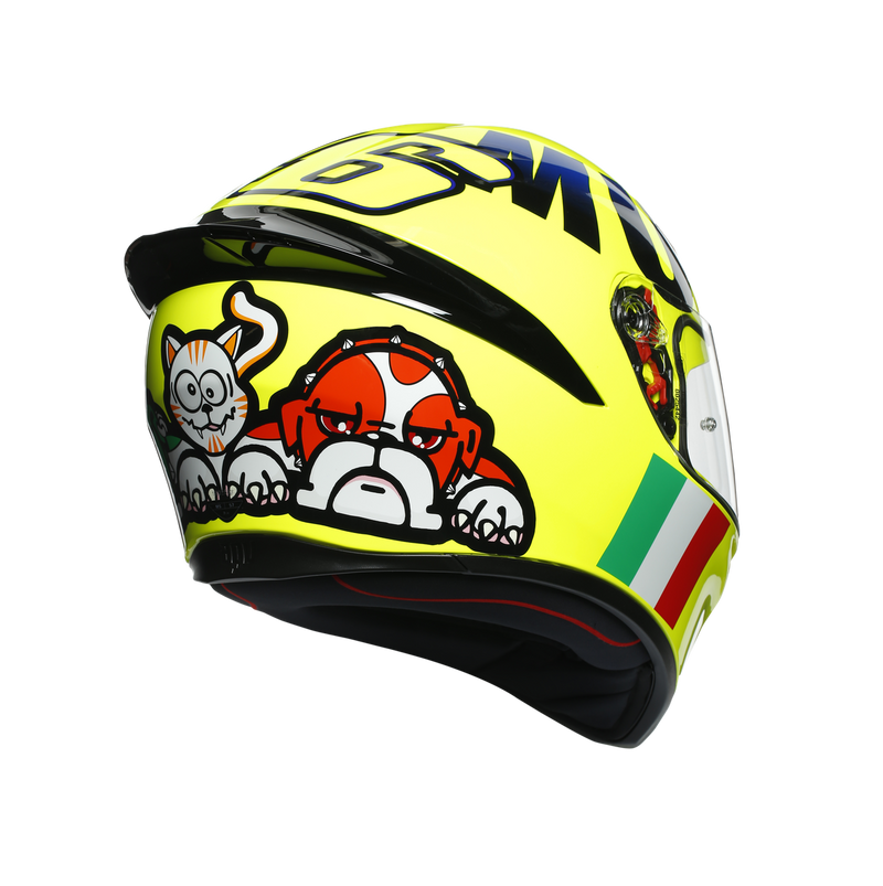 AGV K1 Rossi Mugello 2016 Hi Vis Yellow Road Helmet Size XL 62cm