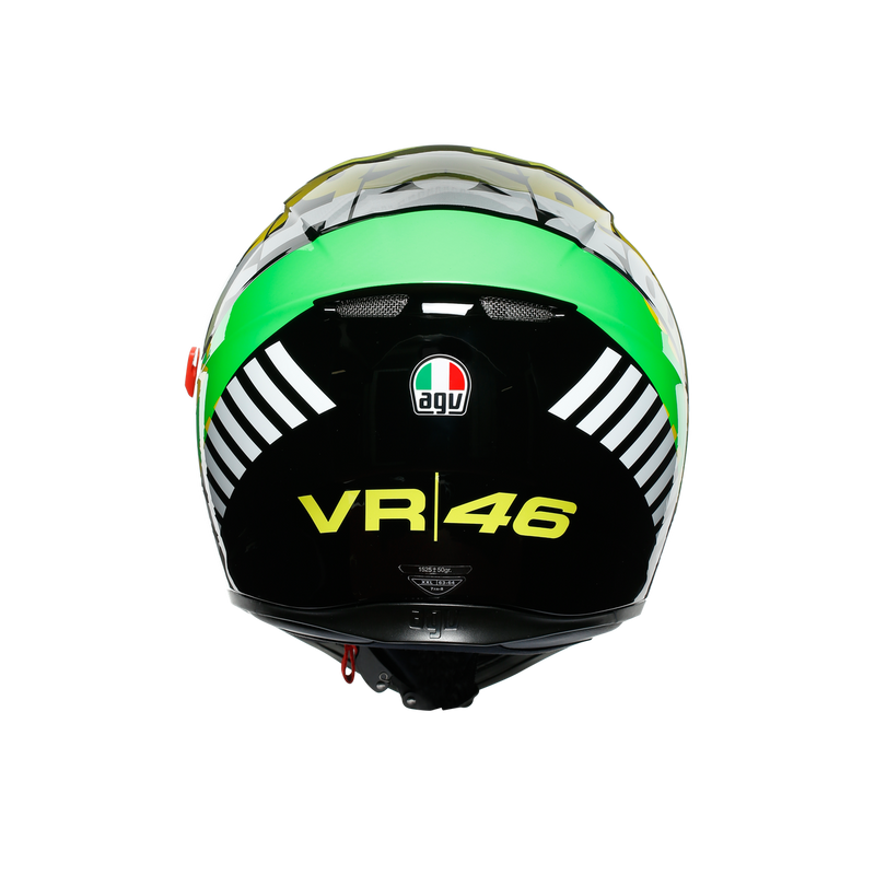 AGV K3 SV Rossi Tribe 46 Black Hi Vis Yellow Road Helmet Size Medium Small 57cm