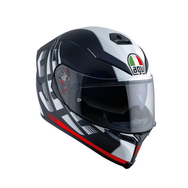 AGV K-5 S Darkstorm Matt Black Red Road Helmet Size Medium Small 57cm