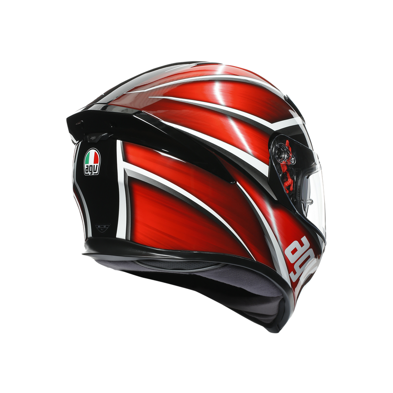 AGV K5 S Tempest Black Red Road Helmet Size Large 60cm