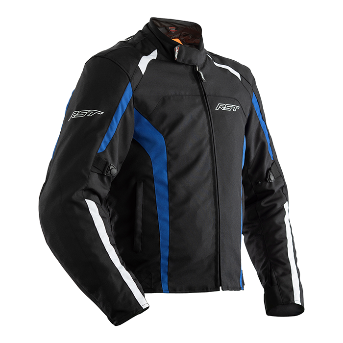 RST Rider CE Textile Jacket Black Blue 42 M Medium Size