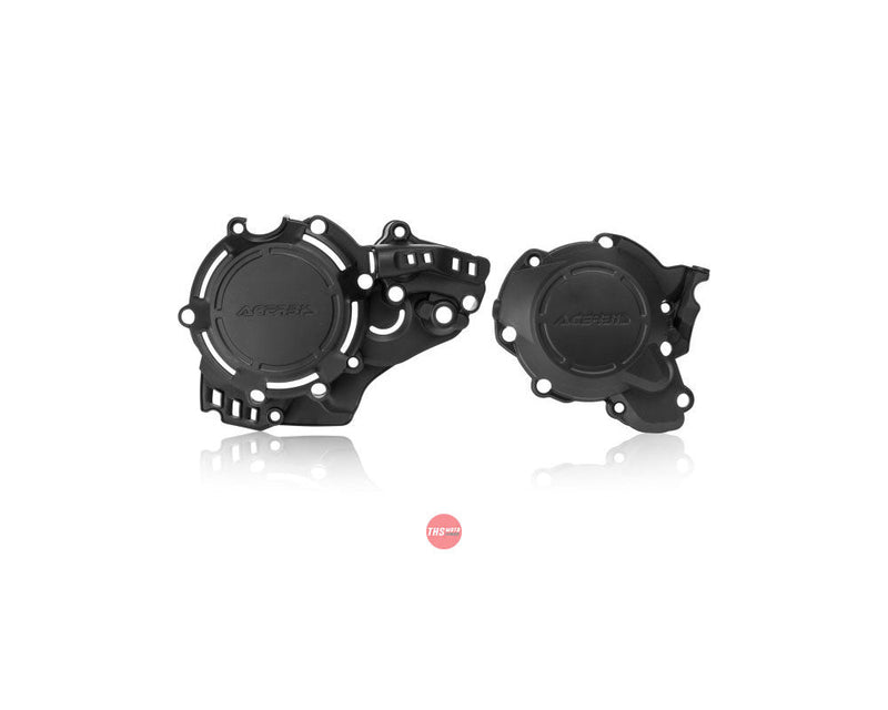 Acerbis X-power Engine Case Cover Kit Black KTM/HUSQVARNA