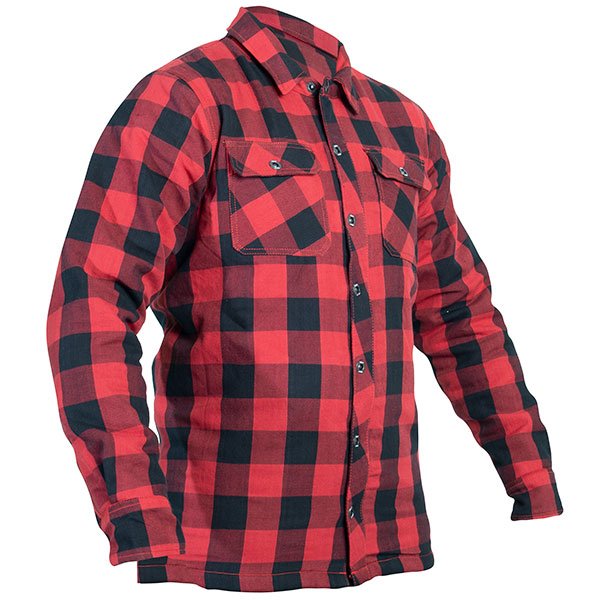 Rst Lumberjack Kevlar Lined Ce Textile Shirt Red 42 M Medium